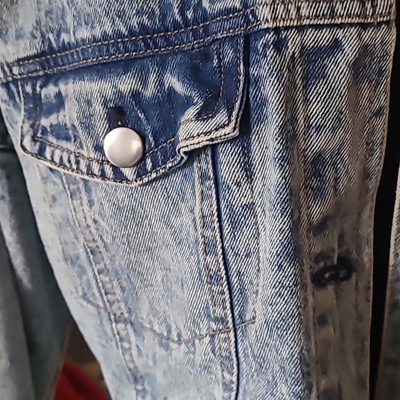 Highway Jeans Button Blue Jean Denim Jacket Size Medium - Picture 2 of 6